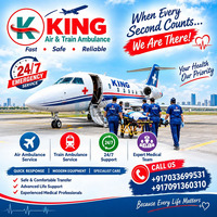 King Low Cost Train Ambulance in Ranchi- cost effective price offered